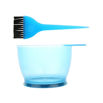 5Pcs Hair Dye Tools Set Professional Hair Coloring Kit Mixing Bowl Whisk Earmuffs Brush Washable for Salon Home Use